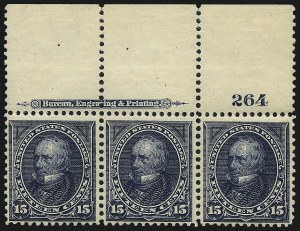 Sale 1011, Lot 629, 1895 Watermarked Bureau Issue (Scott 267c-283)
