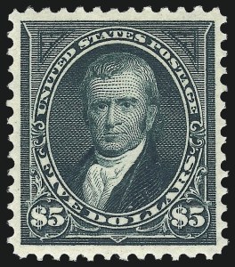 Sale 1011, Lot 636, 1895 Watermarked Bureau Issue (Scott 267c-283)