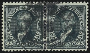 Sale 1011, Lot 640, 1895 Watermarked Bureau Issue (Scott 267c-283)