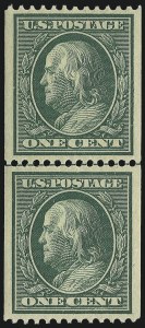 Sale 1011, Lot 701, 1908-13 Washington-Franklin Issues (Scott 332-366)