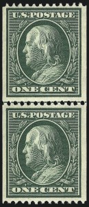 Sale 1011, Lot 702, 1908-13 Washington-Franklin Issues (Scott 332-366)