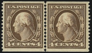 Sale 1011, Lot 707, 1908-13 Washington-Franklin Issues (Scott 332-366)