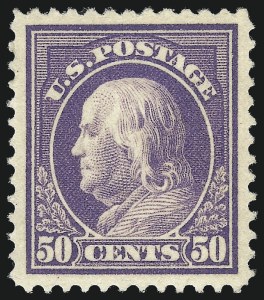 Sale Number 1011, Lot Number 725, 1912-15 Washington-Franklin Issues (Scott 407-460)