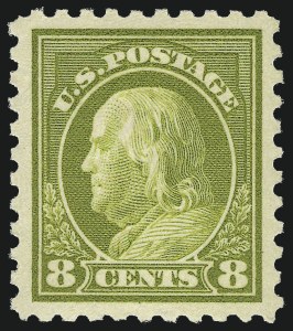 Sale 1011, Lot 732, 1912-15 Washington-Franklin Issues (Scott 407-460)