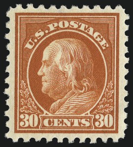 Sale 1011, Lot 733, 1912-15 Washington-Franklin Issues (Scott 407-460)