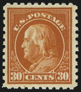 Sale 1011, Lot 734, 1912-15 Washington-Franklin Issues (Scott 407-460)