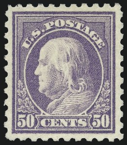 Sale 1011, Lot 735, 1912-15 Washington-Franklin Issues (Scott 407-460)