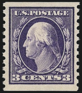 Sale 1011, Lot 741, 1912-15 Washington-Franklin Issues (Scott 407-460)