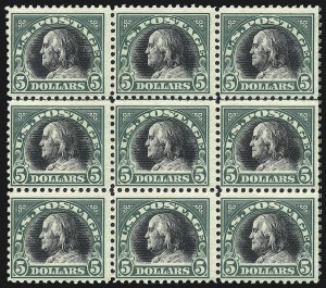 Sale 1011, Lot 784, 1917-20 Washington-Franklin Issues (Scott 493-547)