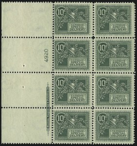 Sale 1011, Lot 847, Special Delivery thru Postage Due (Scott E2-J67)