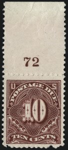 Sale 1011, Lot 858, Special Delivery thru Postage Due (Scott E2-J67)