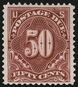 Sale 1011, Lot 868, Special Delivery thru Postage Due (Scott E2-J67)