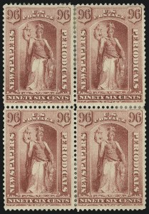 Sale 1011, Lot 896, Officials thru Newspapers (Scott O6-PR124)