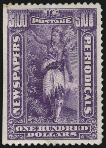 Sale 1011, Lot 901, Officials thru Newspapers (Scott O6-PR124)