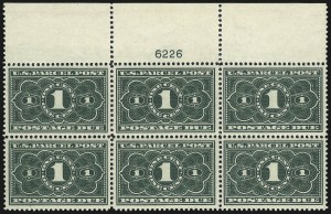 Sale 1011, Lot 923, Parcel Post (Scott Q1-Q12, JQ)