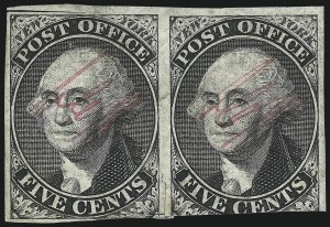 Sale 1014, Lot 1002, Postmasters Provisionals (Scott 9X1-11X2)