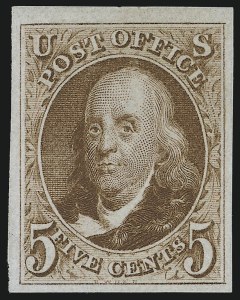 Sale 1014, Lot 1024, 1875 Reproduction of 1847 Issue (Scott 3-4)