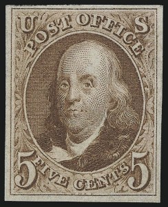 Sale 1014, Lot 1026, 1875 Reproduction of 1847 Issue (Scott 3-4)