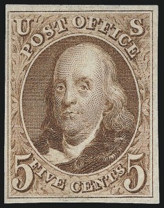 Sale 1014, Lot 1027, 1875 Reproduction of 1847 Issue (Scott 3-4)