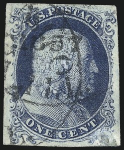 Sale 1014, Lot 1038, 1c-3c 1851-56 Issue (Scott 5A-11A)
