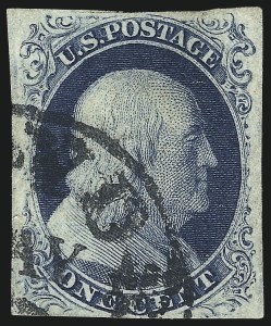 Sale 1014, Lot 1047, 1c-3c 1851-56 Issue (Scott 5A-11A)