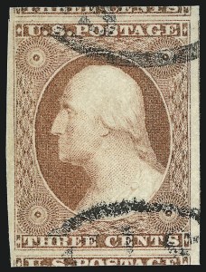 Sale Number 1014, Lot Number 1056, 1c-3c 1851-56 Issue (Scott 5A-11A) Sale Number 1014, Lot Number 1056, 1c-3c 1851-56 Issue (Scott 5A-11A)