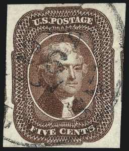 Sale 1014, Lot 1059, 5c-12c 1851-56 Issue (Scott 12-17)