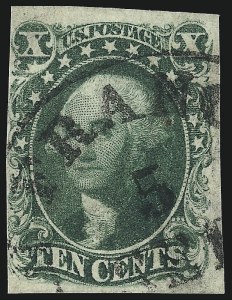 Sale 1014, Lot 1075, 5c-12c 1851-56 Issue (Scott 12-17)