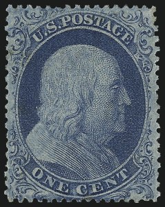Sale 1014, Lot 1081, 1c-5c 1857-60 Issue (Scott 18-30A)