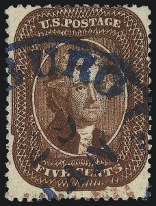 Sale 1014, Lot 1099, 1c-5c 1857-60 Issue (Scott 18-30A)
