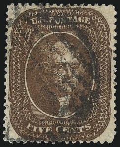 Sale 1014, Lot 1101, 1c-5c 1857-60 Issue (Scott 18-30A)
