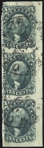 Sale 1014, Lot 1106, 10c-90c 1857-60 Issue (Scott 31-39)