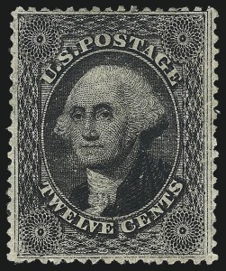 Sale 1014, Lot 1115, 10c-90c 1857-60 Issue (Scott 31-39)