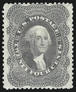 Sale 1014, Lot 1118, 10c-90c 1857-60 Issue (Scott 31-39)