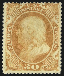 Sale 1014, Lot 1125, 10c-90c 1857-60 Issue (Scott 31-39)