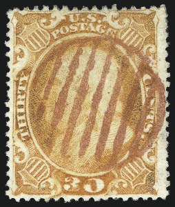 Sale 1014, Lot 1126, 10c-90c 1857-60 Issue (Scott 31-39)