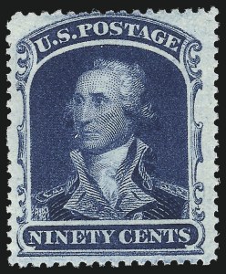 Sale 1014, Lot 1134, 10c-90c 1857-60 Issue (Scott 31-39)