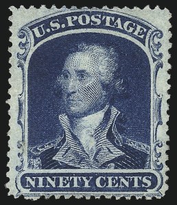 Sale 1014, Lot 1135, 10c-90c 1857-60 Issue (Scott 31-39)