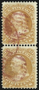 Sale 1014, Lot 1196, 1861-66 Issue (Scott 67-71)