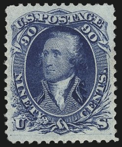 Sale 1014, Lot 1197, 1861-66 Issue (Scott 72-78b)