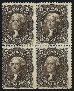 Sale 1014, Lot 1213, 1861-66 Issue (Scott 72-78b)