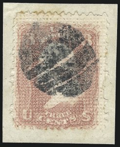Sale 1014, Lot 1223, 1867-68 Grilled Issue (Scott 79-91)