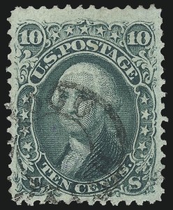 Sale 1014, Lot 1250, 1867-68 Grilled Issue (Scott 92-101)