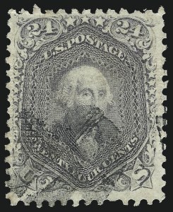 Sale 1014, Lot 1258, 1867-68 Grilled Issue (Scott 92-101)