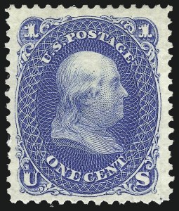 Sale 1014, Lot 1267, 1875 Re-Issue of 1861-66 Issue (Scott 102-111)
