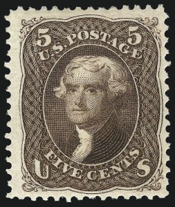 Sale 1014, Lot 1271, 1875 Re-Issue of 1861-66 Issue (Scott 102-111)