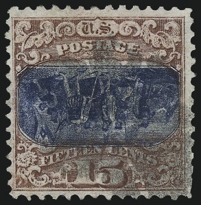 Sale Number 1014, Lot Number 1307, 15c Inverts, 1869 Pictorial Issue (Scott 119b)