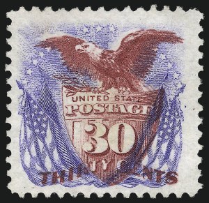 Sale 1014, Lot 1351, 1875 Re-Issue of 1869 Pictorial Issue (Scott 123-133)