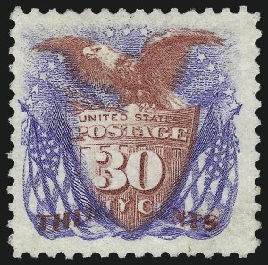Sale 1014, Lot 1352, 1875 Re-Issue of 1869 Pictorial Issue (Scott 123-133)