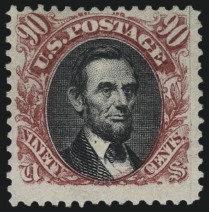 Sale 1014, Lot 1357, 1875 Re-Issue of 1869 Pictorial Issue (Scott 123-133)